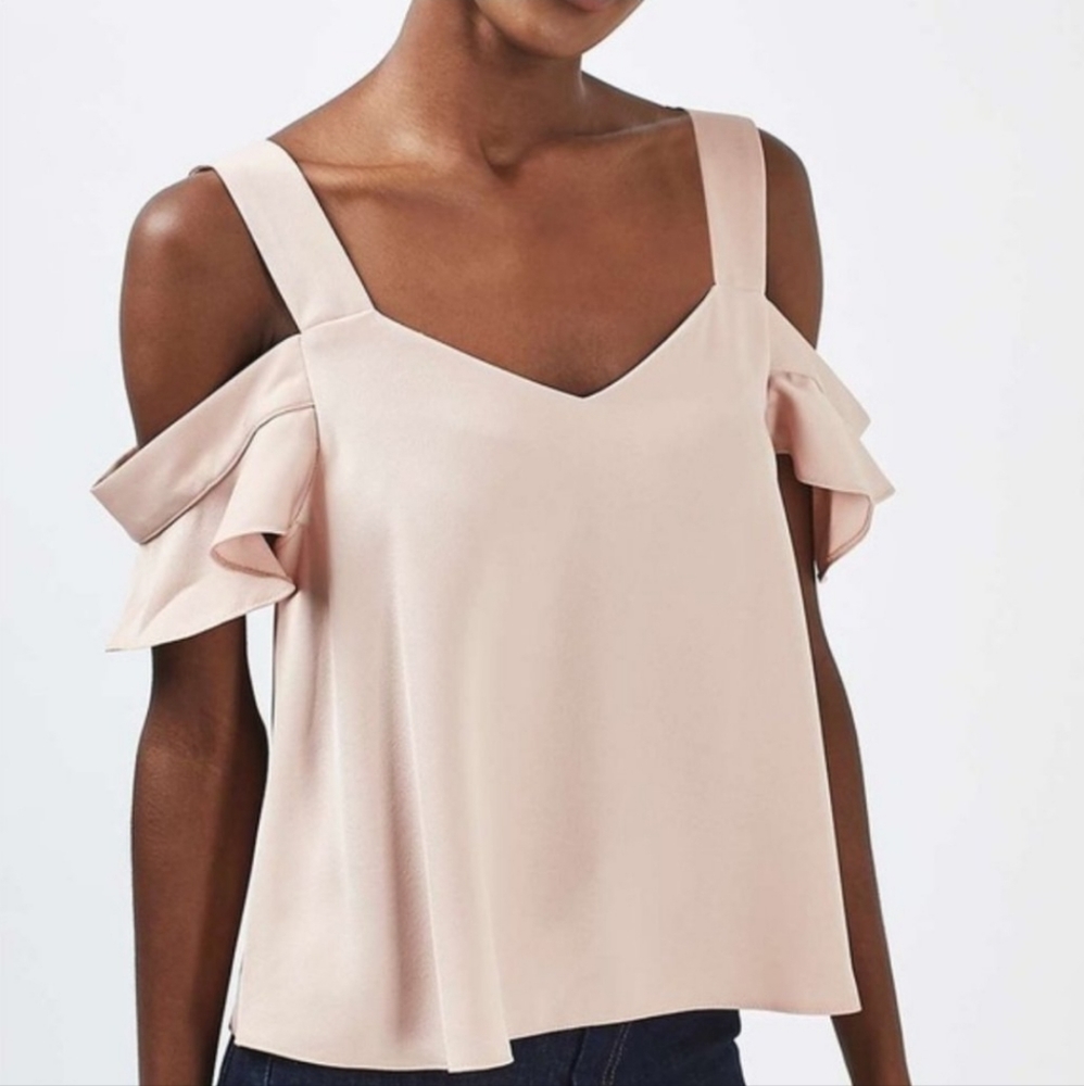 Topshop Bardot top with straps